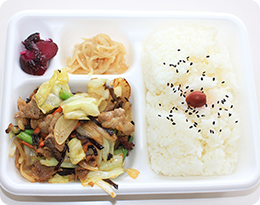 肉野菜炒め弁当